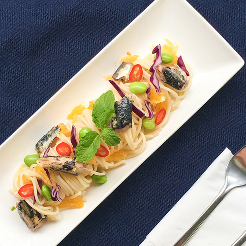 Citrus Spaghetti Noodle Salad