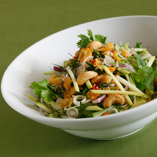 Green Mango Kerabu with Honey-Lime Dressing