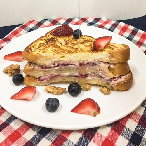 Jammy Stuffed French Toast