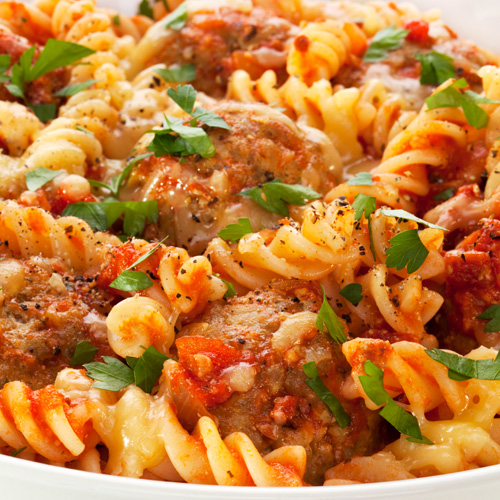 Sausage &amp; Capsicum Pasta Bake