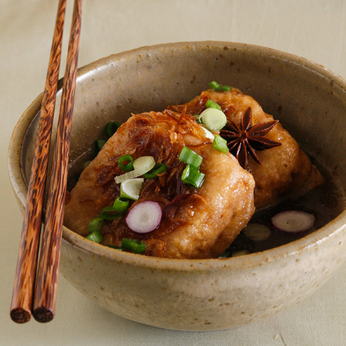 Tofu with Five Spices Honey Glaze